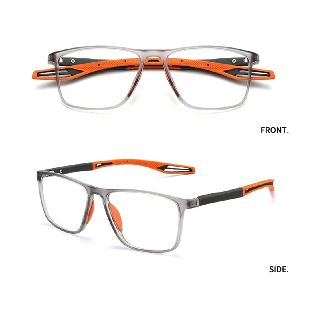 Mave Rectangular Men's Sports Reading Glasses