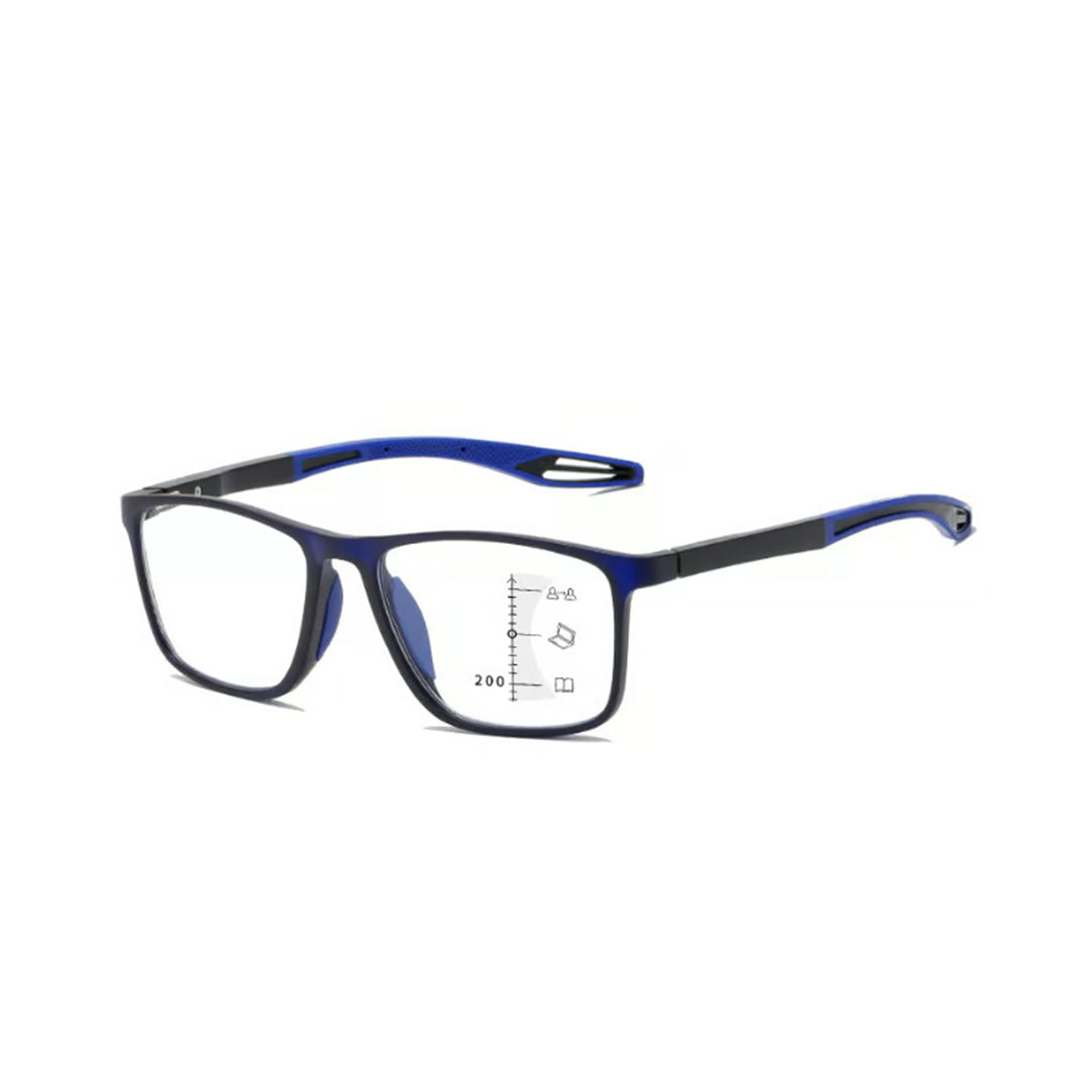Mave Rectangular Men's Sports Reading Glasses