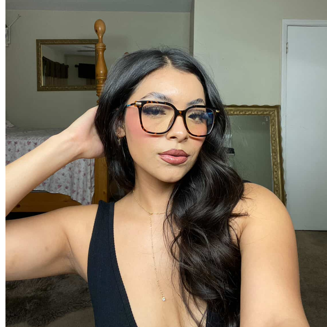 Lona Lightweight TR90 Square Frames Prescription Blue Light Glasses