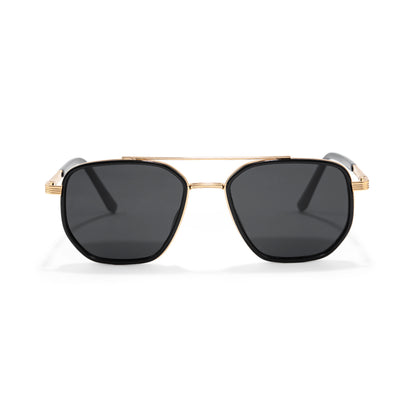 Mea Metal Aviator Gold Color Fashion Sunglasses With Spring Hinges