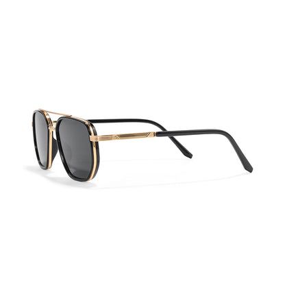 Mea Metal Aviator Gold Color Fashion Sunglasses With Spring Hinges