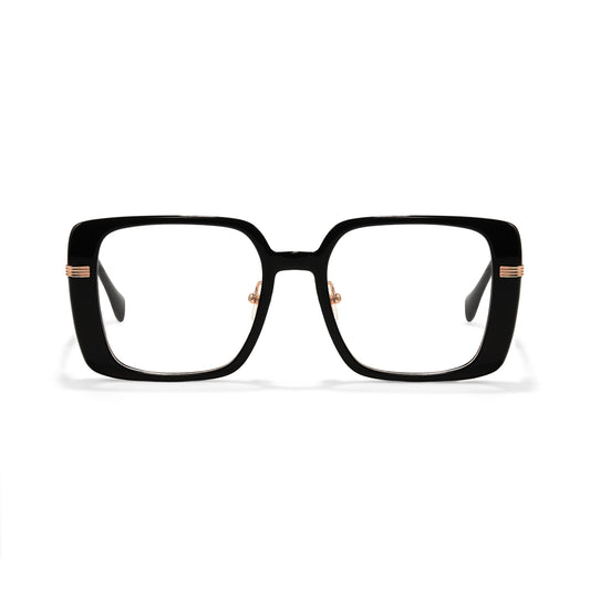 Kena Clear Square Eyeglasses For Women Minimalist