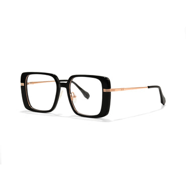 Kena Clear Square Eyeglasses For Women Minimalist