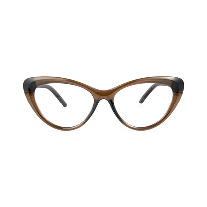 Andy Women's Green Cat Eye TR90 Prescription Eyeglasses