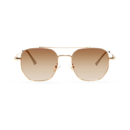 Gra Aviator Metal Brown Color Adjustable Nose Pads Shades Sun Glasses