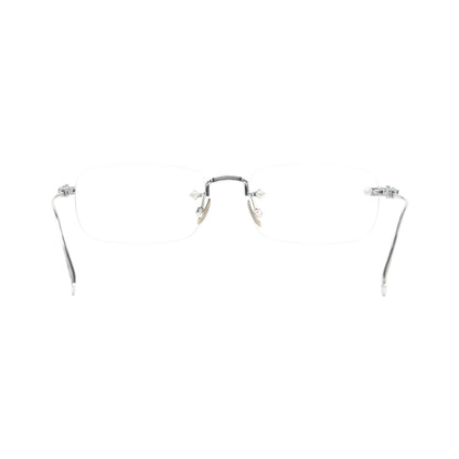 Sylus Gold Rectangle Metal Frames For Women's Eyeglasses