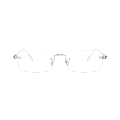 Sylus Gold Rectangle Metal Frames For Women's Eyeglasses