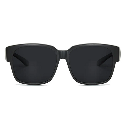 Bran Women's Black Square TR90 Polarized Lenses