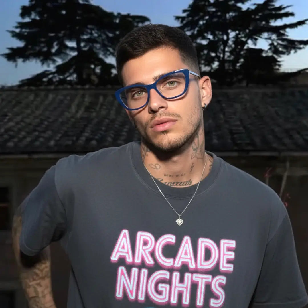 Aurelia Cat Eye Magnetic Prescription Glasses with 5 Toppers