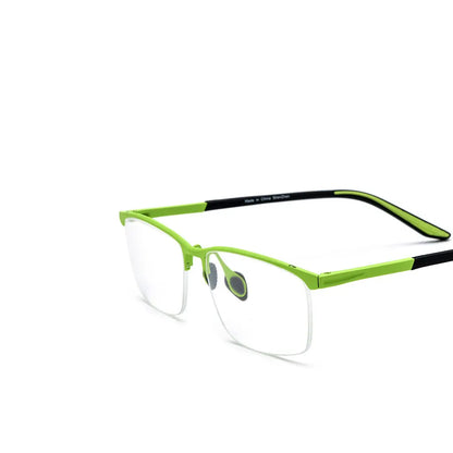 Renee Titanium Browline Orange Women's Prescription Glasses