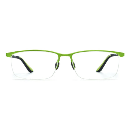 Renee Titanium Browline Orange Women's Prescription Glasses