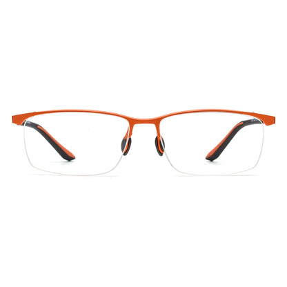 Renee Titanium Browline Orange Women's Prescription Glasses