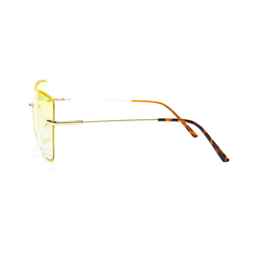 Paula Lightweight Rimless Cat Eye Sunglasses In Multiple Colors