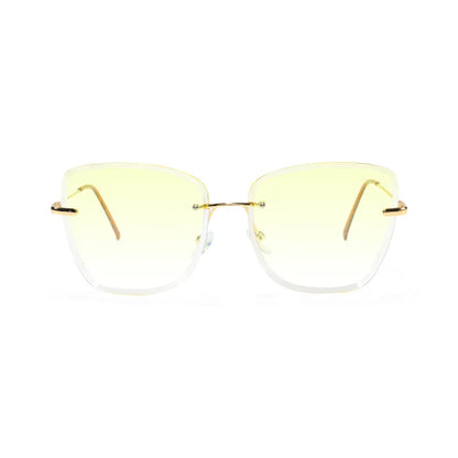 Paula Lightweight Rimless Cat Eye Sunglasses In Multiple Colors