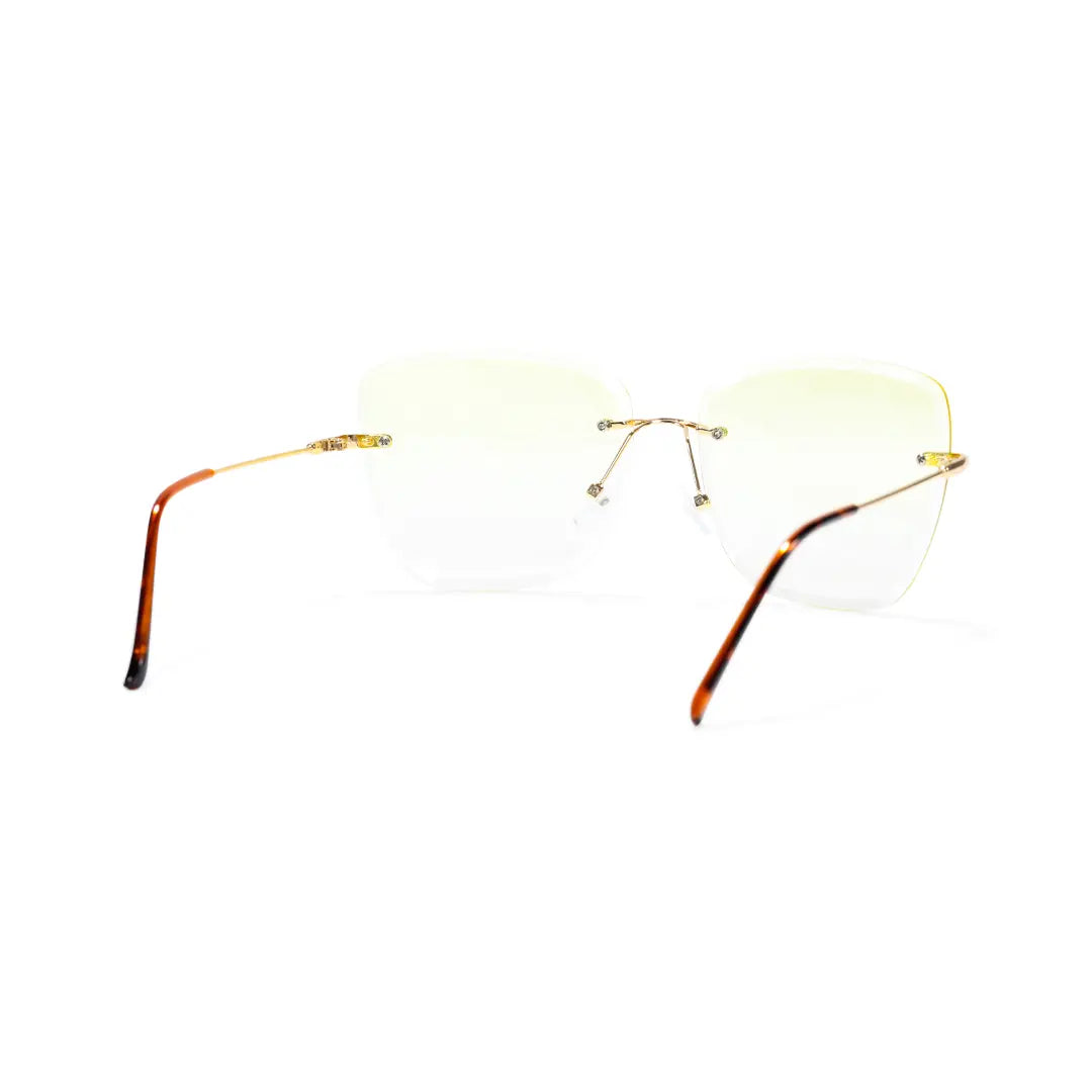 Paula Lightweight Rimless Cat Eye Sunglasses In Multiple Colors