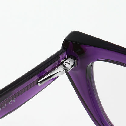 Cyril Cat Eye Purple TR90 Prescription Glasses for Women