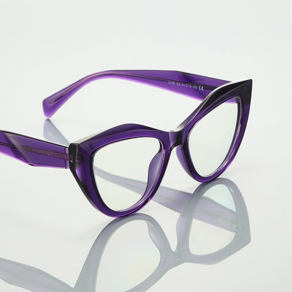 Cyril Cat Eye Purple TR90 Prescription Glasses for Women