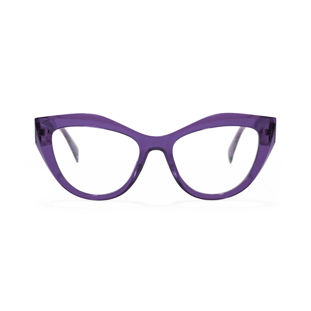 Cyril Cat Eye Purple TR90 Prescription Glasses for Women
