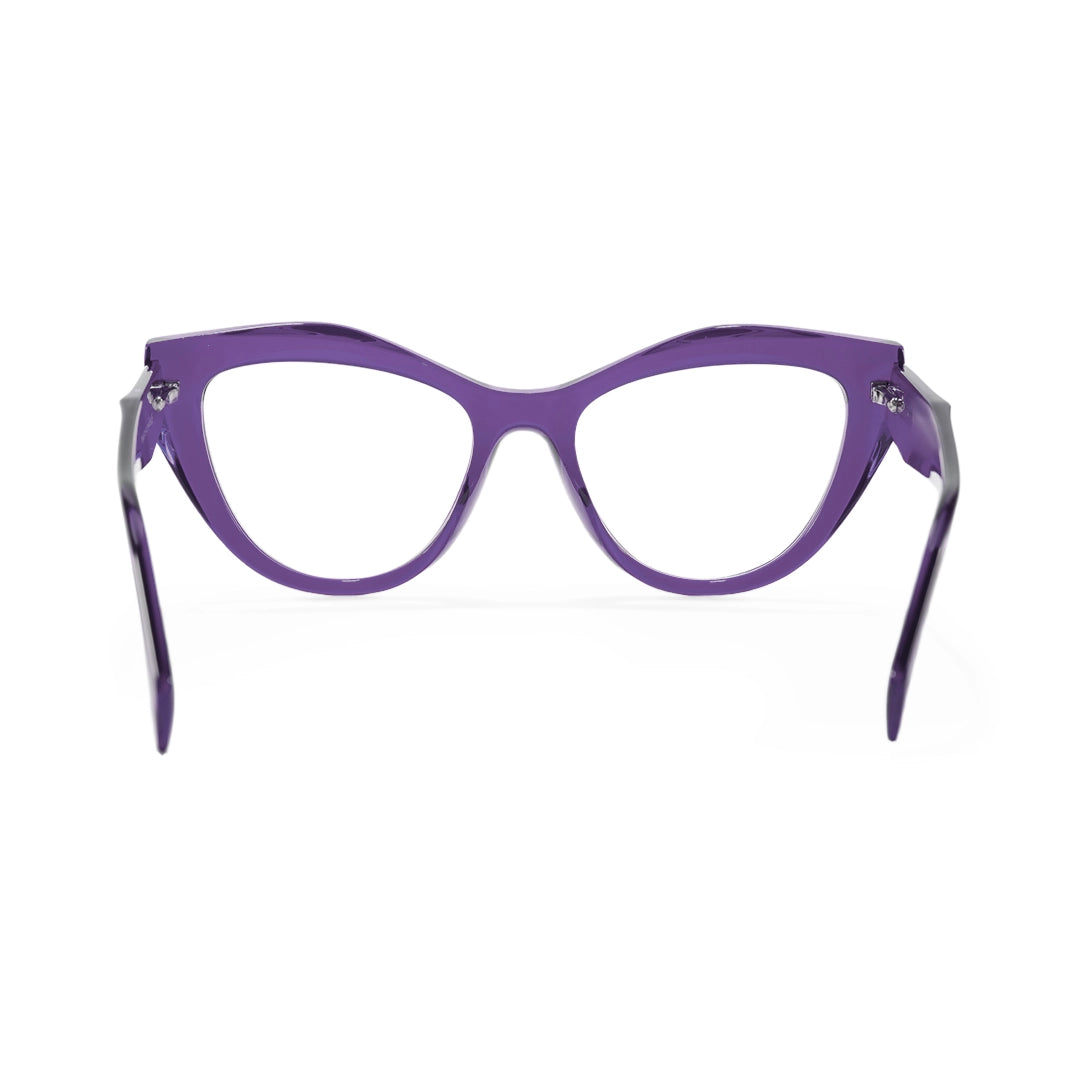 Cyril Cat Eye Purple TR90 Prescription Glasses for Women