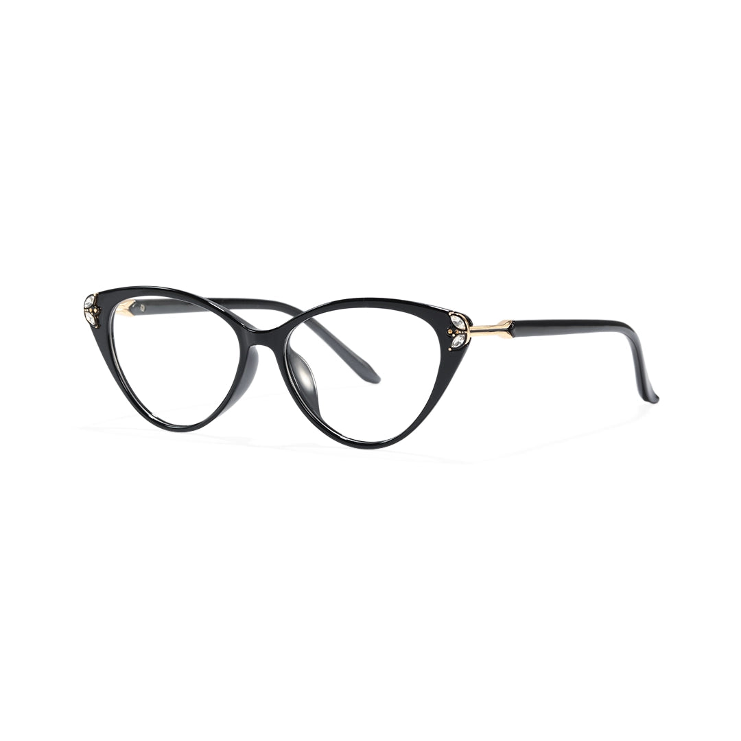 Diva Black Cat Eye Eyeglasses for Women