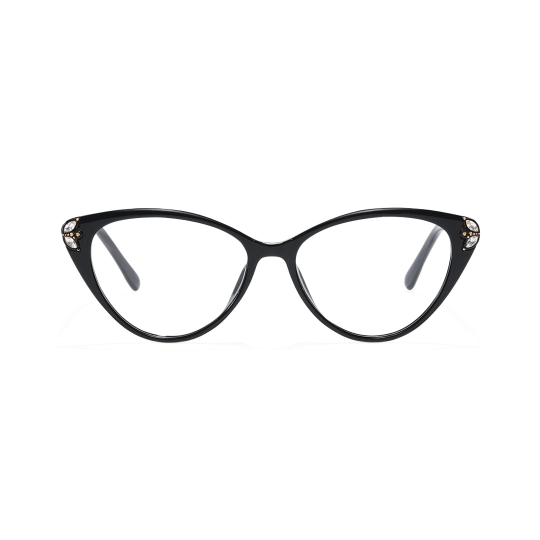 Diva Black Cat Eye Eyeglasses for Women