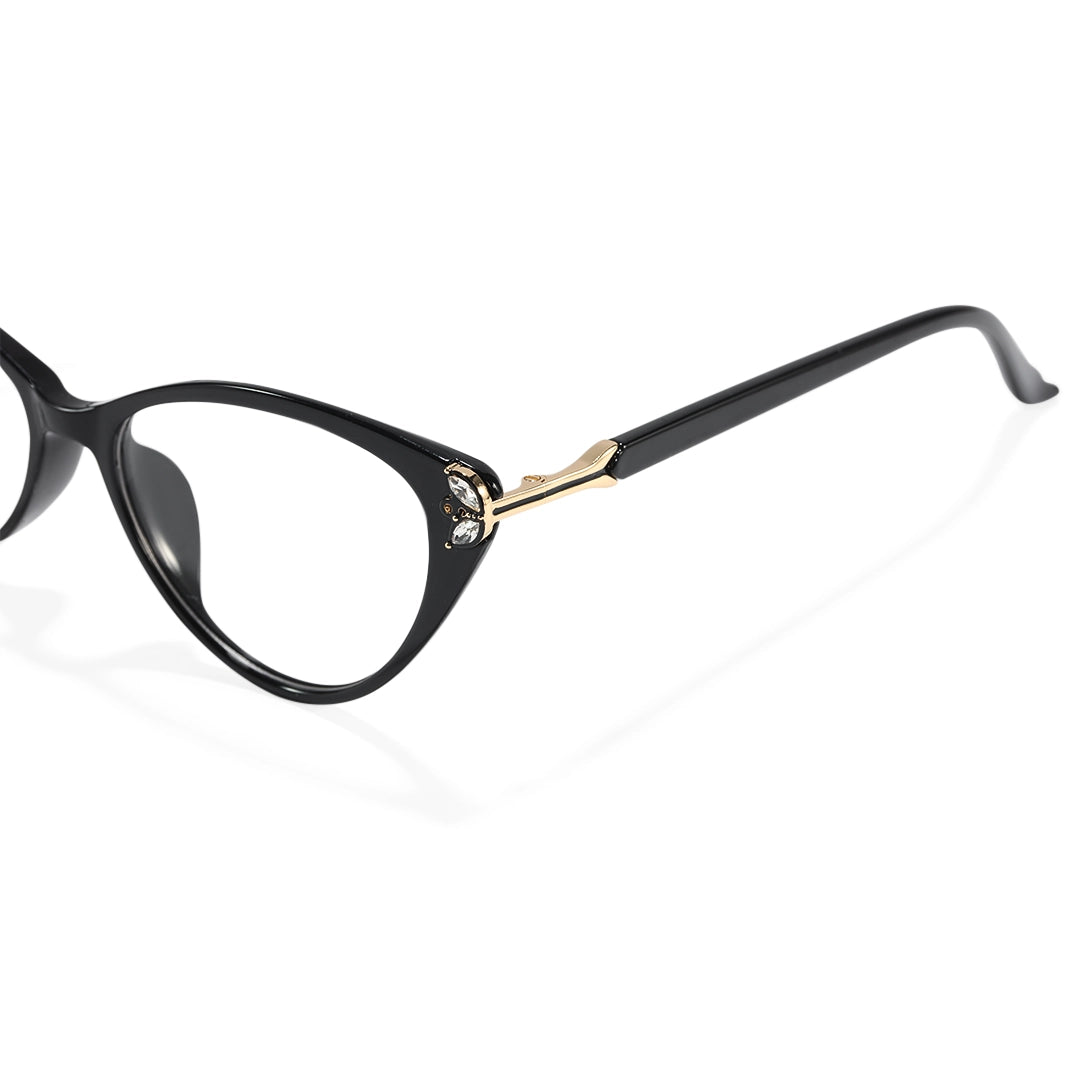 Diva Black Cat Eye Eyeglasses for Women