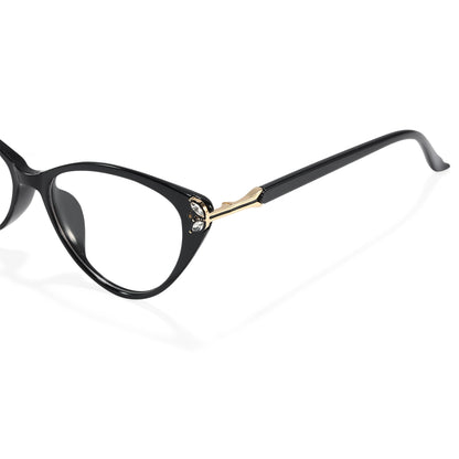 Diva Black Cat Eye Eyeglasses for Women