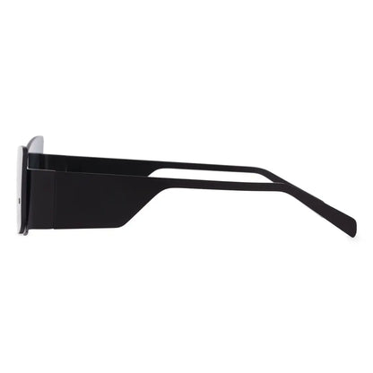 Bedia Half Rimless Sunglasses Geometric Polarized UV400 Protection
