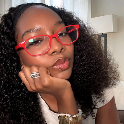 Masa Rectangle Retro Glasses Frames For Women