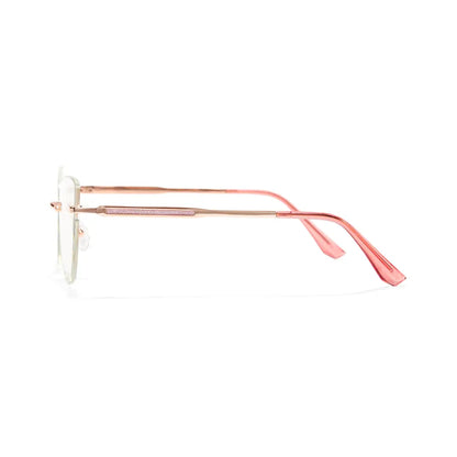 Eileen Glitter Cat Eye Rimless Glasses Women Fashion Eyewear