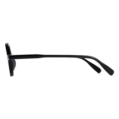 Paola Half Frame Round Acetate Prescription Glasses Anti-reflective Coating