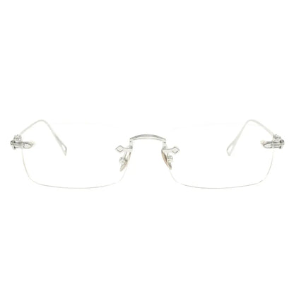 Sylus Gold Rectangle Metal Frames For Women's Eyeglasses