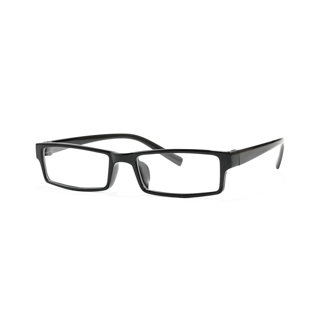 Sing Black Rectangle Eyeglasses Office Siren Style