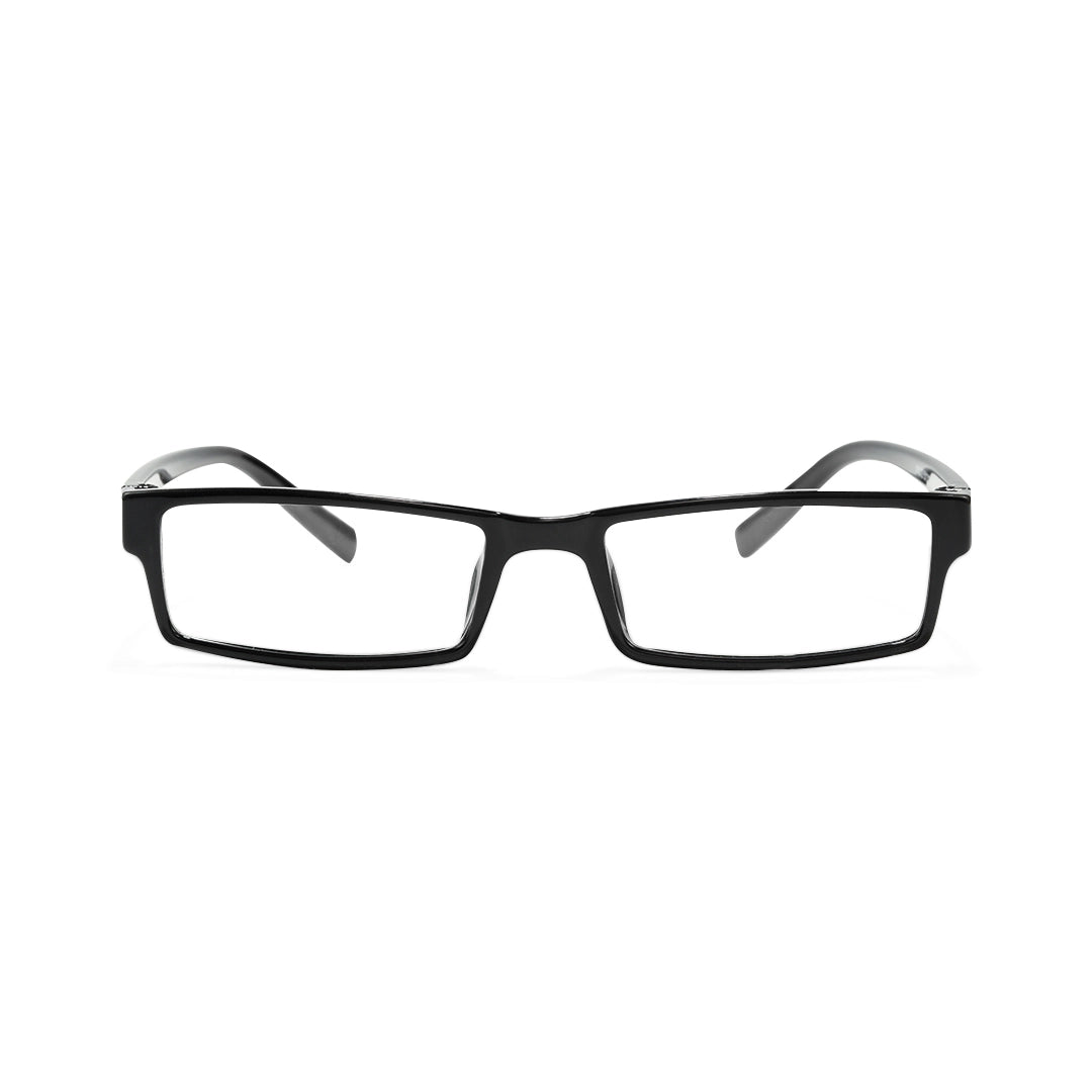 Sing Black Rectangle Eyeglasses Office Siren Style