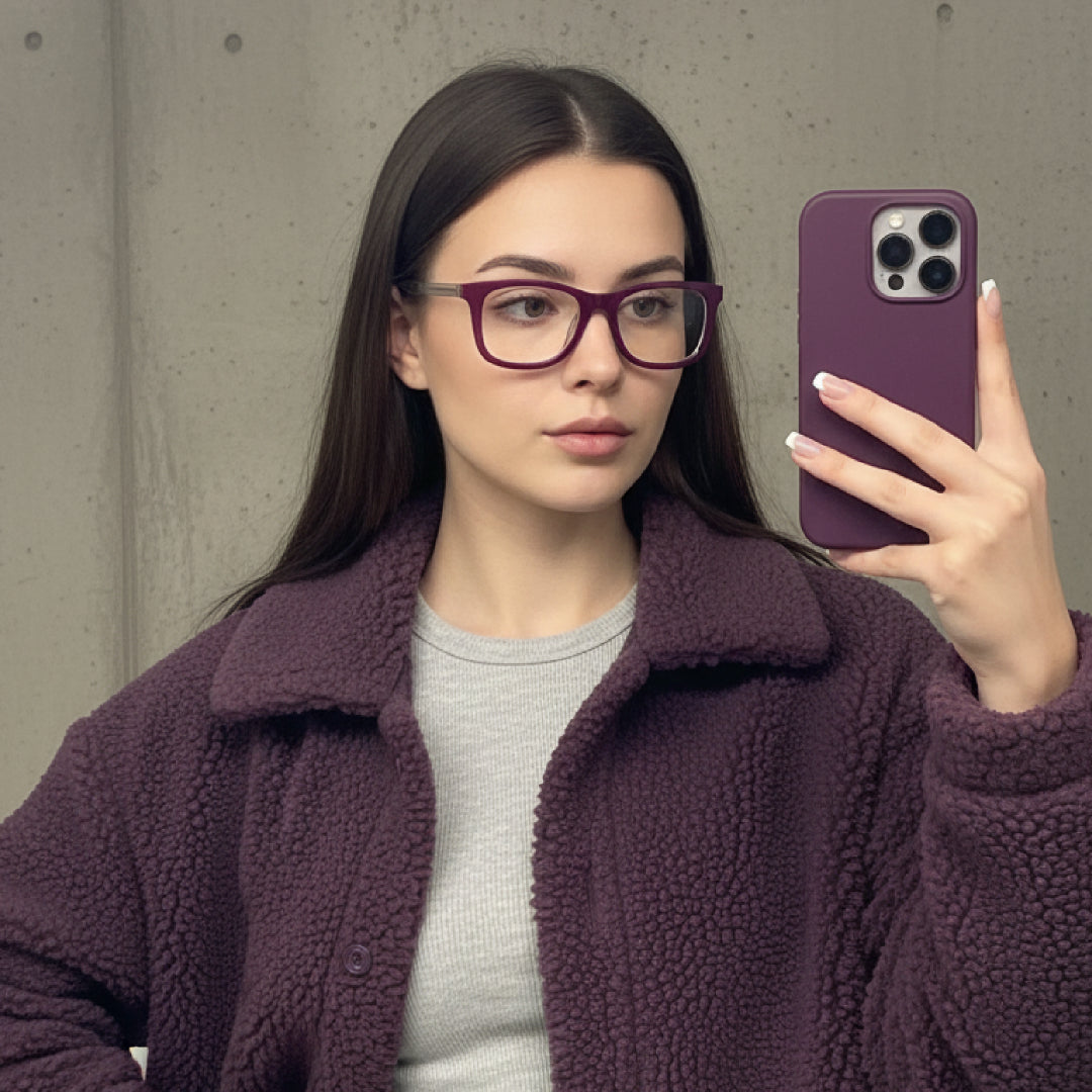 Soren Rectangle Magnetic Prescription Glasses for Women