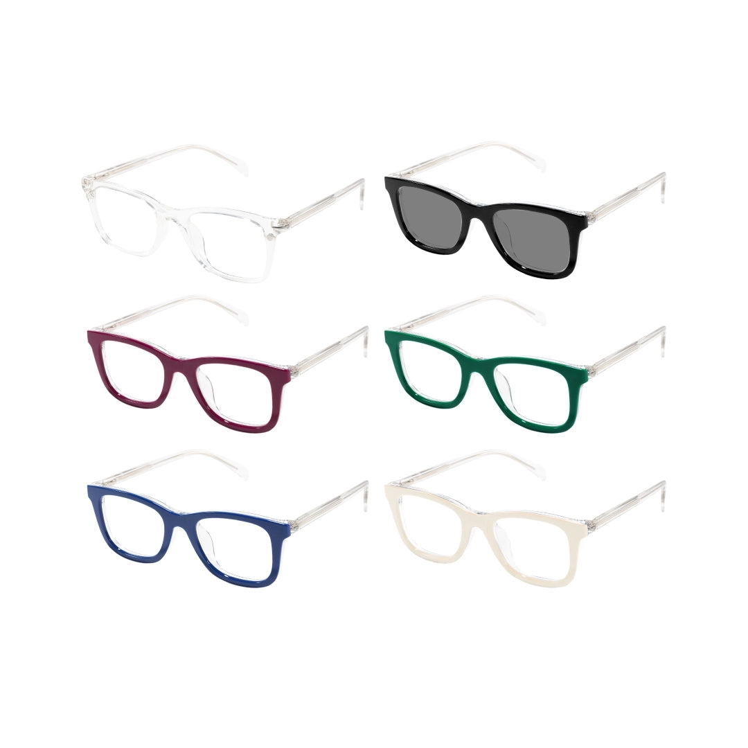 Soren Rectangle Magnetic Prescription Glasses for Women