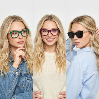 Soren Rectangle Magnetic Prescription Glasses for Women