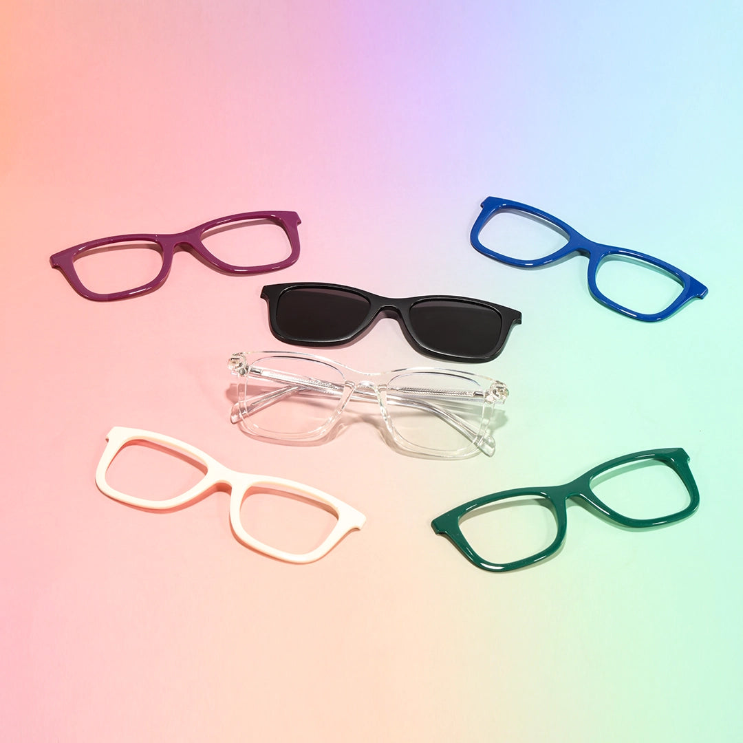 Soren Rectangle Magnetic Prescription Glasses for Women